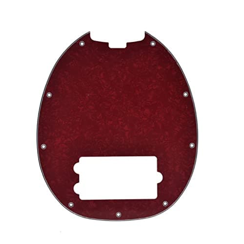 KAISH Bass-Schlagbrett, passend für Musicman Classic 4-saitige StingRay Bassmodelle Red Pearl