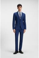 HUGO Mens Kason Easy-Iron Slim-fit Shirt in Cotton Twill - 2