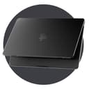 eleger Funda Matte Crystal Compatible con MacBook Pro 16 Pulgadas M4 M3 M2 M1 Pro/MAX [Color Compatible con Mac] 2024 2023 2021, Carcasa rígida Ultrafina para Mac Pro 16,2", Negro Transparente - 1