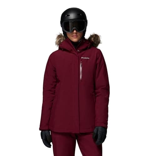 Columbia Ava Alpine II Insulated Jacket, Isolamento termico, Materiale traspirante, waterproof, Dettagli regolabili, Pelliccia sintetica staccabile, Pratiche tasche - da donna