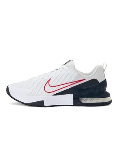 Nike Air Max Alpha Trainer 6 Mens Workout Shoe FQ1833, White University Red Neutral Grey, 8.5 UK