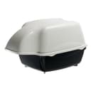 Ferplast Lettiera Gatto Chiusa, Toilette per Gatti Coperta, utilizzabile anche in Esterno, a Prova di Pioggia, 43,5 x 73,5 x h 41 cm, COSMIC OUTDOOR Lettiera Gatto Grande, Nero - 1