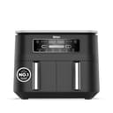 Ninja Foodi Dual Zone Digital Air Fryer, 2 Drawers, 7.6L, 6-in-1, Uses No Oil, Air Fry, Max Crisp, Roast, Bake, Reheat, Dehydrate, Cooks 4-6 Portions, Non-Stick, Dishwasher Safe Baskets, Black AF300UK - 1