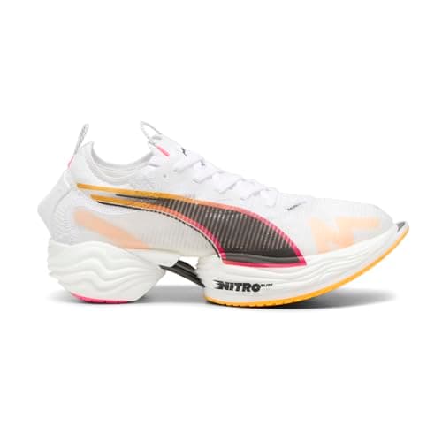 PUMA - - Fast-R Nitro Elite 2 Schuhe für Herren, Kolorit White/Sunset Glow/Sun Stream, GröÃŸe: 46 EU