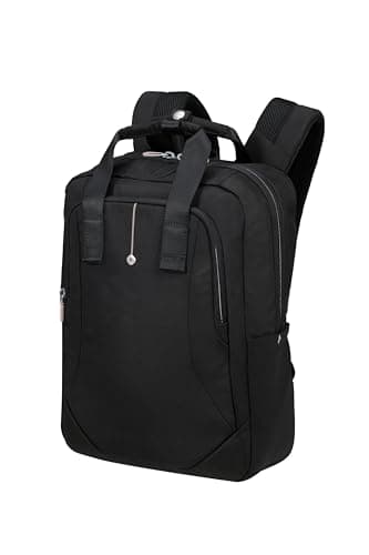 Samsonite Guardit Classy 2.0 - Zaino donna con manici per laptop 14,1" (38,5 cm) - Zaino business e scuola con portabottiglia, Ergonomico - 17L - Nero (Black)