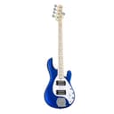 Sterling by Music Man StingRay RAY5 HH MN Cobra Blue - Basso elettrico a 5 corde - 1