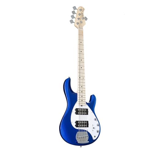 Sterling by Music Man StingRay RAY5 HH MN Cobra Blue - Basso elettrico a 5 corde