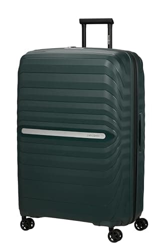 Samsonite Neo Flux - Spinner XL, Valigia espandibile, 81 cm, 130/145 L, Verde giungla (Jungle Green)