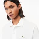 Lacoste Herren Polo-Shirt Kurzarm L1212, Männer Polo-Hemd,2 Knopf,Regular Fit,Weiß,7 - 3