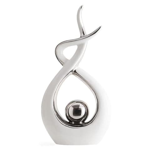 CESTATIVO Ceramic Statue, Modern Abstract Sculpture, Home Decoration, Table Decoration for Living Room, Bedroom, Dining Room, Office