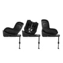 CYBEX Gold Kinder-Autositz Sirona G i-Size Plus, Ohne Base, Ab ca. 3 Monaten bis 4 Jahre, Max. 19 kg, 61 - 105 cm (Ab Geburt / 40 cm mit Neugeboreneneinlage), Moon Black - 11