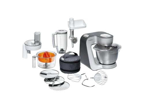 Bosch Elettrodomestici, Serie 4, Macchina da cucina, MUM 5, 900 W, Argento, MUM56340