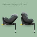 Maxi-Cosi Mica 360 S, Autositz 360 Grad drehbar, 3 Monate– 4 Jahre (61–105 cm), i-Size Baby Autositz, FlexiSpin Drehung, 5 Liegepositionen, G-CELL Schutz, Easy-in Gurthaken, Tonal Graphite - 3