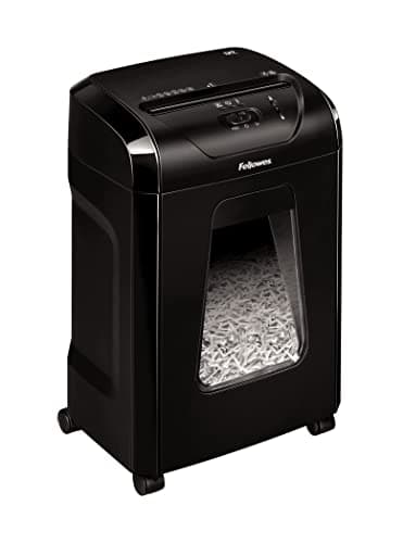 Fellowes Aktenvernichter Powershred 12C, 12 Blatt 4x40mm Partikelschnitt (P-4), mit Sicherheitssperre, leistungsstark, 20 Min. Betriebsdauer, für Home Office
