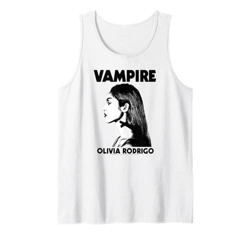 Olivia Rodrigo Vampiro Foto de Perfil Imprimir Camiseta sin Mangas