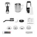 Sage - The Barista Express Impress - Macchina Caffè in Grani con Macinacaffè Integrato, Dosaggio e Pressatura Automatica (10 kg), Lancia Vapore Manuale per Latte Art - Tartufo Nero - 8