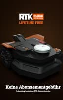 WORX Landroid Vision Cloud WR312E 2WD Mähroboter ohne Begrenzungskabel für 1200 m² (KI-Hinderniserkennung, VSLAM+ RTK Cloud Navigationg, Auto-Mapping, App-Steuerung, Cut-to-Zero) - 5