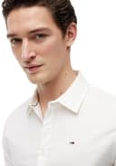 Tommy Jeans Herren Tjm Original Stretch Shirt Dm0dm04405 Langarmhemden Gewebte Oberteile, White (Classic White), M EU - 3