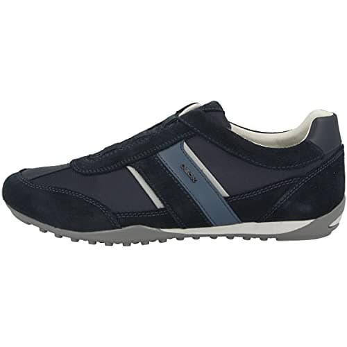 Geox U Wells A, Sneakers Uomo, Blu (Navy), 44 EU
