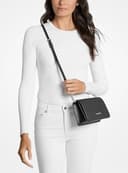 Michael Kors Jet Set Signature Logo Crossbody Bag Black PVC - 2