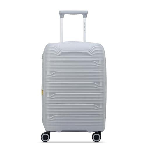 DELSEY PARIS Dune Hardside Expandable Luggage with Spinner Wheels, Lunar Rock, Checked-Medium 25 Inch, Dune Hardside Expandable Luggage with Spinner Wheels