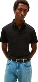 Tommy Hilfiger Herren Poloshirt Kurzarm 1985 Regular Fit, Schwarz (Black), XXL - 1
