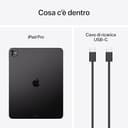 Apple iPad Pro 13'' (M5): Ultra Retina XDR, Vetro standard, 1 TB, Wi-Fi, fotocamere frontale e posteriore da 12MP, scanner LiDAR, un giorno di batteria – Nero siderale - 6