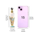 Duqulle Perfume para mujer | 25 ml para cabello y cuerpo, perfume en espray Eau De - fragancia floral de larga duración, refrescante para la noche, día y boda - 6