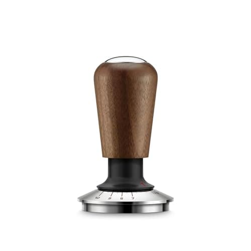 Sage - The Force Gauge Tamper 58mm - Tamper de Espresso Autonivelante, Presión Consistente, Compatible con Portafiltros Sage de 58mm - Nogal Premium