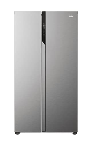Haier SBS 90 SERIE 5 HSR5918DNMP Frigorifero/Side by Side/Classe di efficienza energetica D/XL-Slim Line/Leise/Multi-Airflow/Total No Frost/Inverter Compressore/Acciaio inossidabile