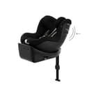 CYBEX Gold Kinder-Autositz Sirona Gi i-Size Plus inkl. Base, Ab ca. 3 Monaten bis 4 Jahre (Ab Geburt mit Neugeboreneneinlage), Max. 20 kg, 61 - 105 cm (Ab 40 cm mit Neugeboreneneinlage), Moon Black - 8