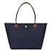 Womens Nylon Shoulder Bag Top Handle Foldable Weekend Handbag, blue, XL - 6
