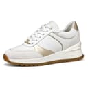 Geox Damen D Desya Sneaker, White Lt Gold, 39 EU - 4
