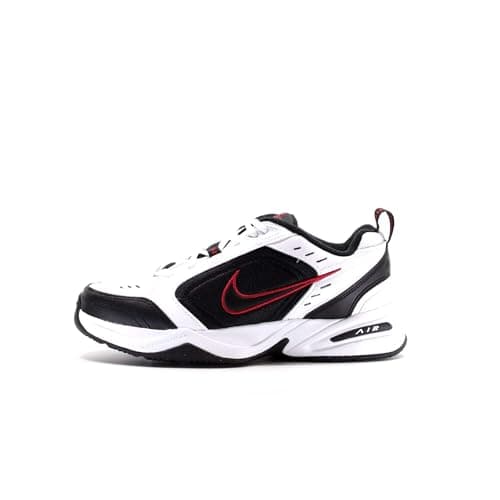 Nike Air Monarch Iv, Scarpe da ginnastica Uomo, Bianco White Black Varsity Red 445, 46 EU
