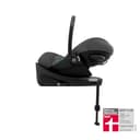 CYBEX Gold Babyschale Cloud G i-Size Plus und ISOFIX Basis Base G, Inkl. Neugeboreneneinlage, Ab Geburt bis ca. 24 Monate, Für Kinder ab 40 cm bis 87 cm, Max. 13 kg, Lava Grey - 2