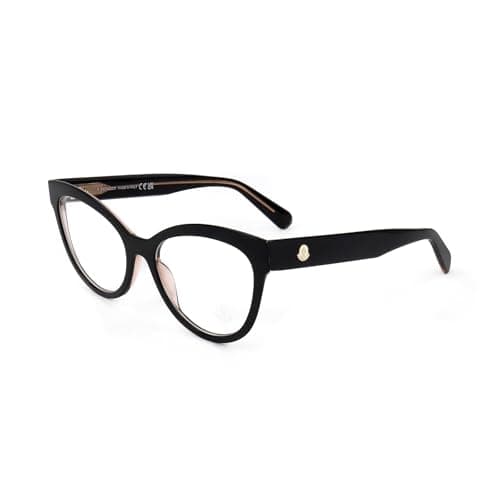 Moncler Ladies Prescription Glasses Frames, 003 Black Crystal, 53/17/140