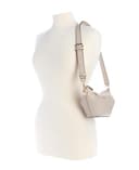 GUESS Amorette Top Zip Shoulder Bag, Bolsa de Hombro Mujer, Beige, Talla única - 5