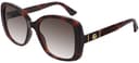 GUCCI Womens GG0762S Sunglasses, Havana Brown, 56, Havana, 56-18 - 145 - 1