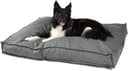 jamaxx-pets® Premium Hundekissen Hundematte Canvas Waschbar Orthopädisch Memory Foam Visco-elastische Füllung, Weiches Hundebett kleine Hunde PDB1007 (grau, L 90 x B 70 x H 15 cm) - 1