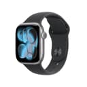 Apple Watch Series 11 GPS, Cassa 42 mm in alluminio grigio siderale con Cinturino Sport nero - S/M - 1