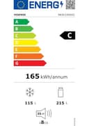 Hisense RB3K330SAIC - Frigorifero Combinato Total No Frost, Inox, 185x60cm, Classe C, 330L, Grande capacità, Ridotta profondità, Deep Freeze, Metal Tech Cooling, WiFi, Silenzioso, Motore Inverter - 11