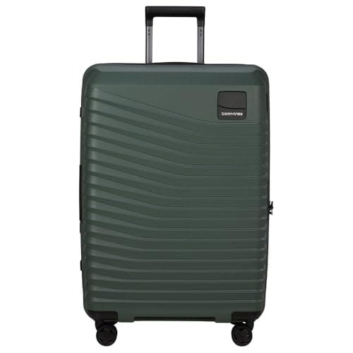 Samsonite Intuo - Spinner M, valigia espandibile, 69 cm, 79/87 L, verde (Olive Green)