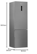 Bauknecht KGDNF 203 C/Freistehende Kühl- Gefrierkombination/Dynamic Intelligence/Dual Cool Total NoFrost/EEK C/Smooth Fit/EvenFlow/FreshShield/ 25 Years Compressor Lifetime Tested by VDE - 12