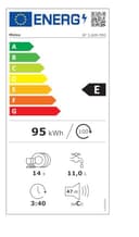 Midea Geschirrspüler 60cm Freistehend, SF 3.60N PRO Spülmaschine mit WLAN, 14 Maßgedecke, Geschirrspüler Unterbaufähig, 5 Programme, Höhenverstellbarer Oberkorb, 47 dB, Inox - 11