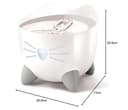 Catit Fuente de agua PIXI Cat con tapa de acero inoxidable - 5