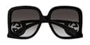 GUCCI SUNGLASSES GG1326S-001 BLACK-BLACK-GREY 58 WOMENS - 2