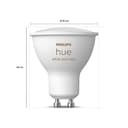Philips Hue White & Color Ambiance GU10 LED Spot 1er Pack (350 lm), dimmbare LED Lampe für das Hue Lichtsystem mit 16 Mio. Farben, smarte Lichtsteuerung über Sprache und App - 5