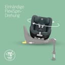 Maxi-Cosi Pearl 360 i-Size baby autositz, autositz 360 grad drehbar, 3 Monate - 4 Jahre (61-105 cm), Drehung mit nur einer Hand, ClimaFlow, Easy-In-Gurt, G-CELL, Authentic Graphite - 3