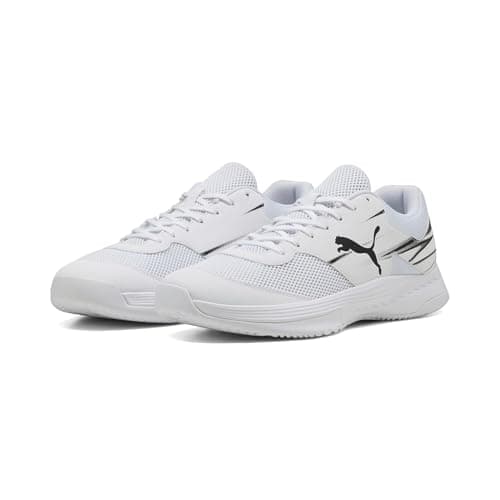 Puma Varion IIIndoor Court Scarpa Uomo, Puma White Puma Black, 44.5 EU