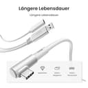 KIWI design Link-Kabel mit Ladefunktion 5M Kompatibel mit Meta Quest 3s Quest 3 Quest 2/Pro/Pico 4 und PC/SteamVR, USB 3.0 zu USB C mit 5 Gbps High-Speed für Erweitertes Gameplay - 6